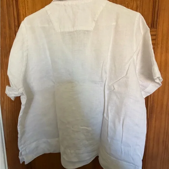 Quince 100% European linen short sleeve shirt - Picture 6 of 11